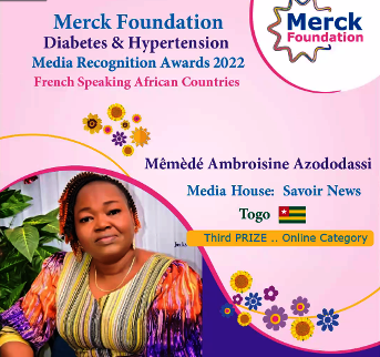 La journaliste Ambroisine Mêmèdé a gagné le 3ème Prix Merck 2022