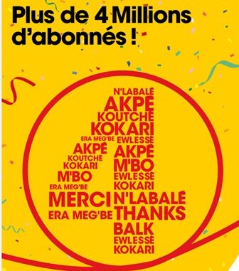 Togocom - 4 millions d'abonnés