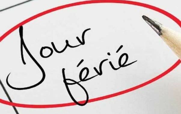 Jour férié...