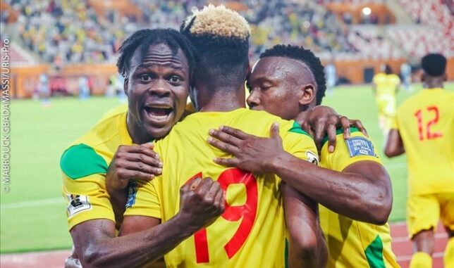 Des joueurs de la sélection béninoise de football