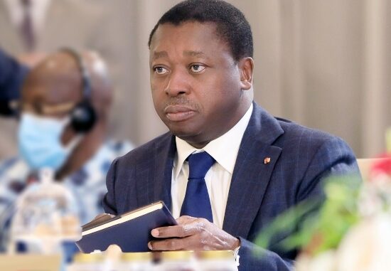 Le président Faure Gnassingbé