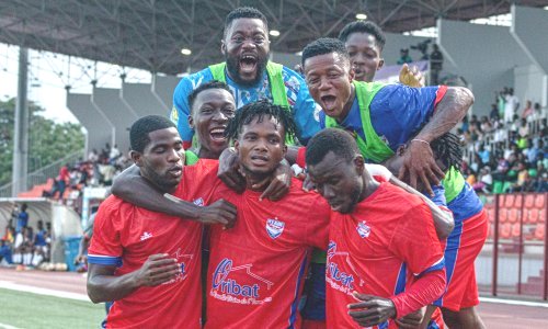 Des joueurs du Club Stade d'Abidjan