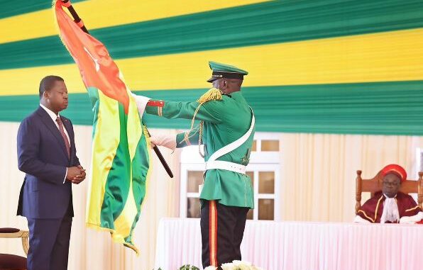 Faure Gnassingbé, lors de la prestation de serment