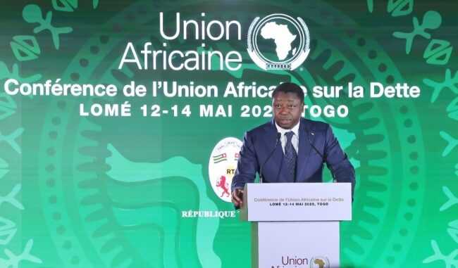 Faure Gnassingbé, lors de son intervention.