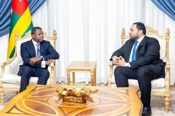 Le président du conseil Faure Gnassingbé et Dr Mohammed bin Abdulaziz Al Khulafi..