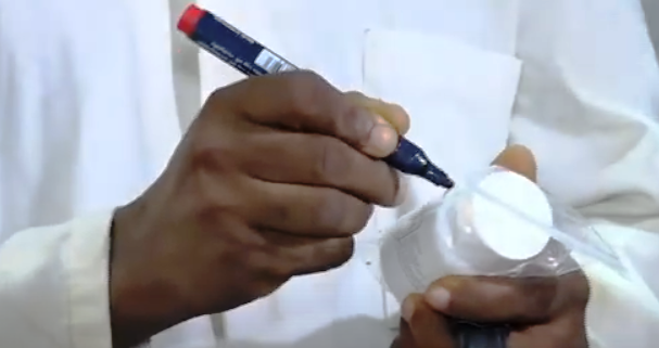 L'encre réceptionnée, testée