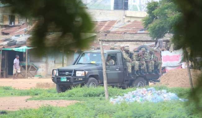 Des militaires dans les rues de Lomé