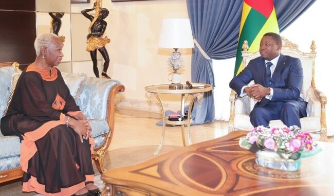 Faure Gnassingbé et Mme Bintou Keita en tête-à-tête...
