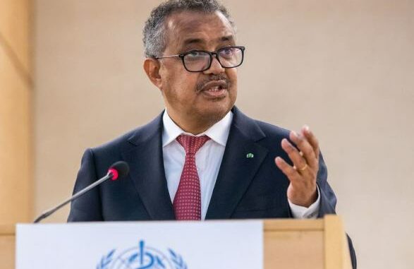 Tedros Adhanom Ghebreyesus.