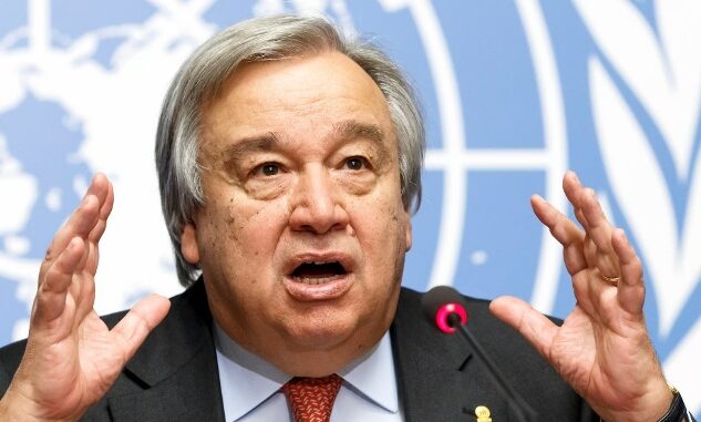Antonio Guterres, secrétaire général de l'ONU