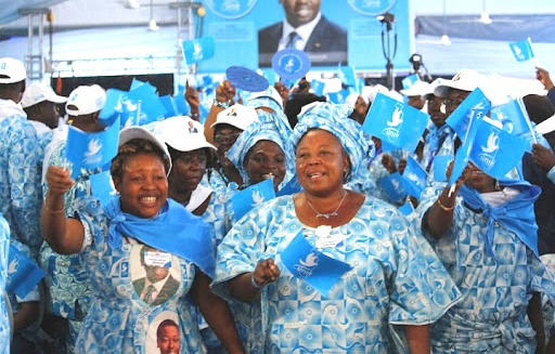Des femmes du parti UNIR