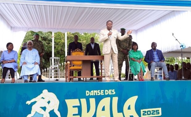 Faure Gnassingbé, lors de son intervention.....