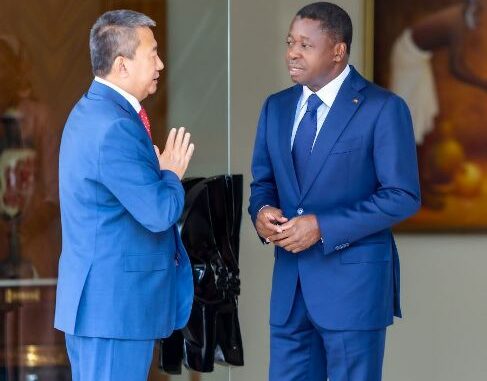 MM.Faure Gnassingbé et Huang Xia..