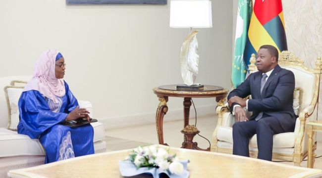 Tête-à-tête Faure Gnassingbé-Mme Amadou Haoua.....