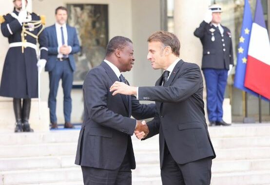 Faure Gnassingbé et Emmanuel Macron ce 30 octobre 2025 à l’Elysée...