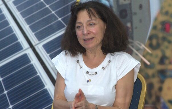 Mme Charlina Vitcheva, lors de la rencontre..