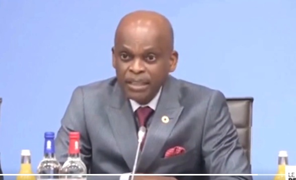 Robert Dussey, lors de son intervention